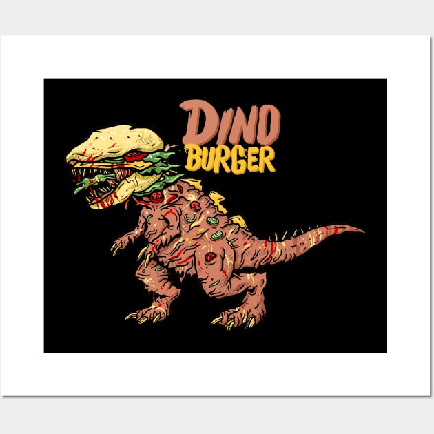 cum dinoburger Wall Art by Yosmaritem